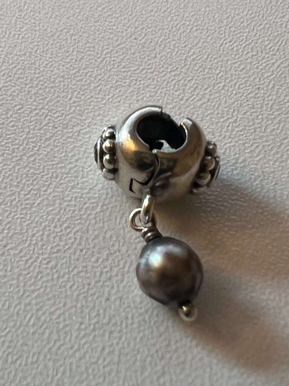 Pandora Clip‑On Dangle Charm – Sterling Silver S925 ALE